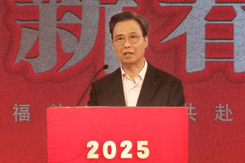 澳门中华文化联谊会会长梁华致辞